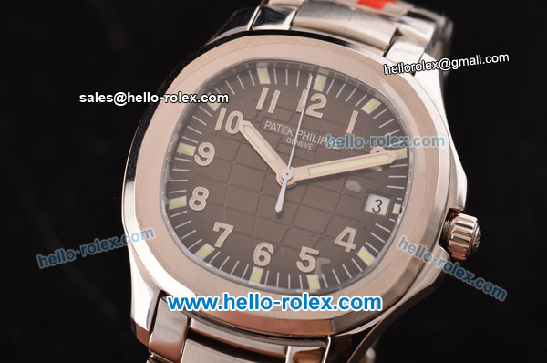 Patek Philippe Aquanaut 4813 Automatic Steel Case/Strap with Chocolate Dial - Click Image to Close